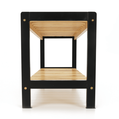 Cutie pantofi, natural / negru, KONTRE