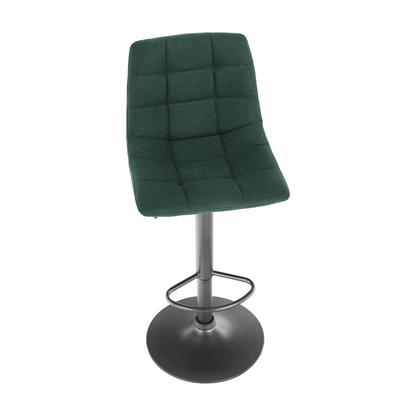 Scaun de bar, verde / negru, LAHELA