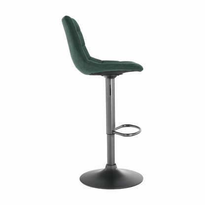Scaun de bar, verde / negru, LAHELA