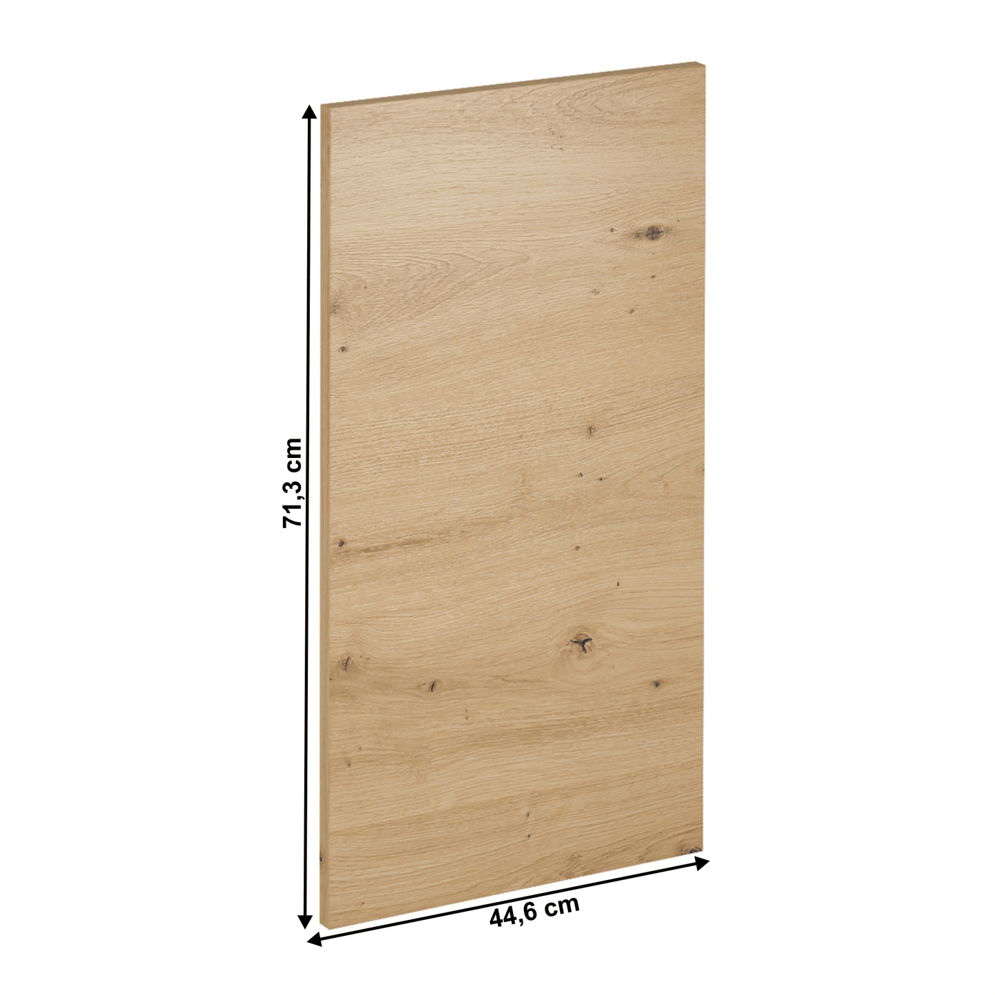 Uşă la maşina de spălat vase, stejar artizanal, 44, 6x71, 3, LANGEN