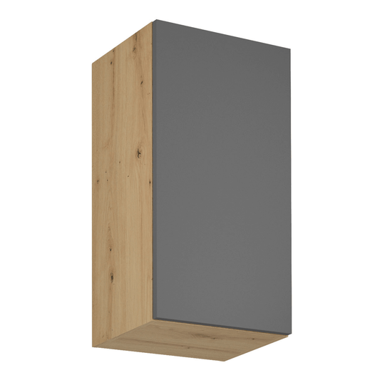 Dulap superior, stejar artizanal / gri mat, universal, LANGEN G40