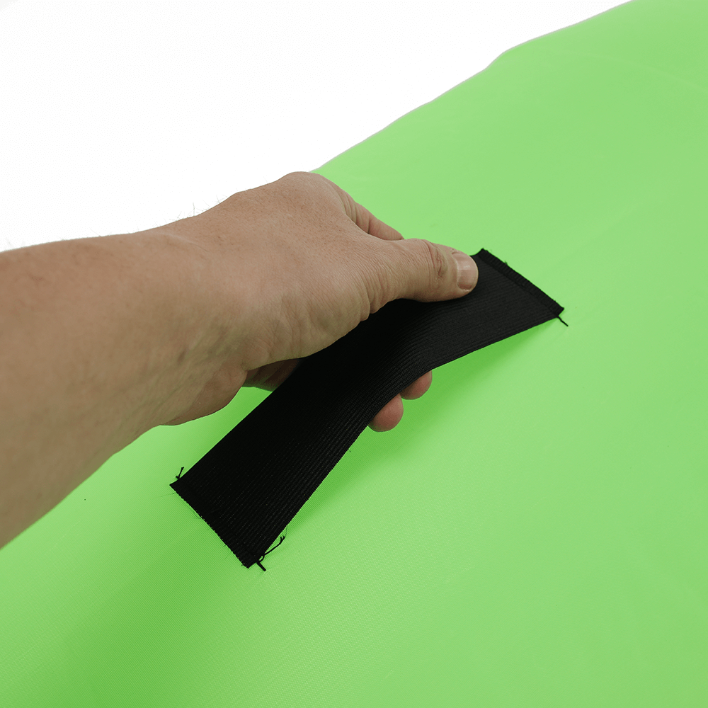 Geantă scaun gonflabilă / geanta leneşă, verde, LEBAG