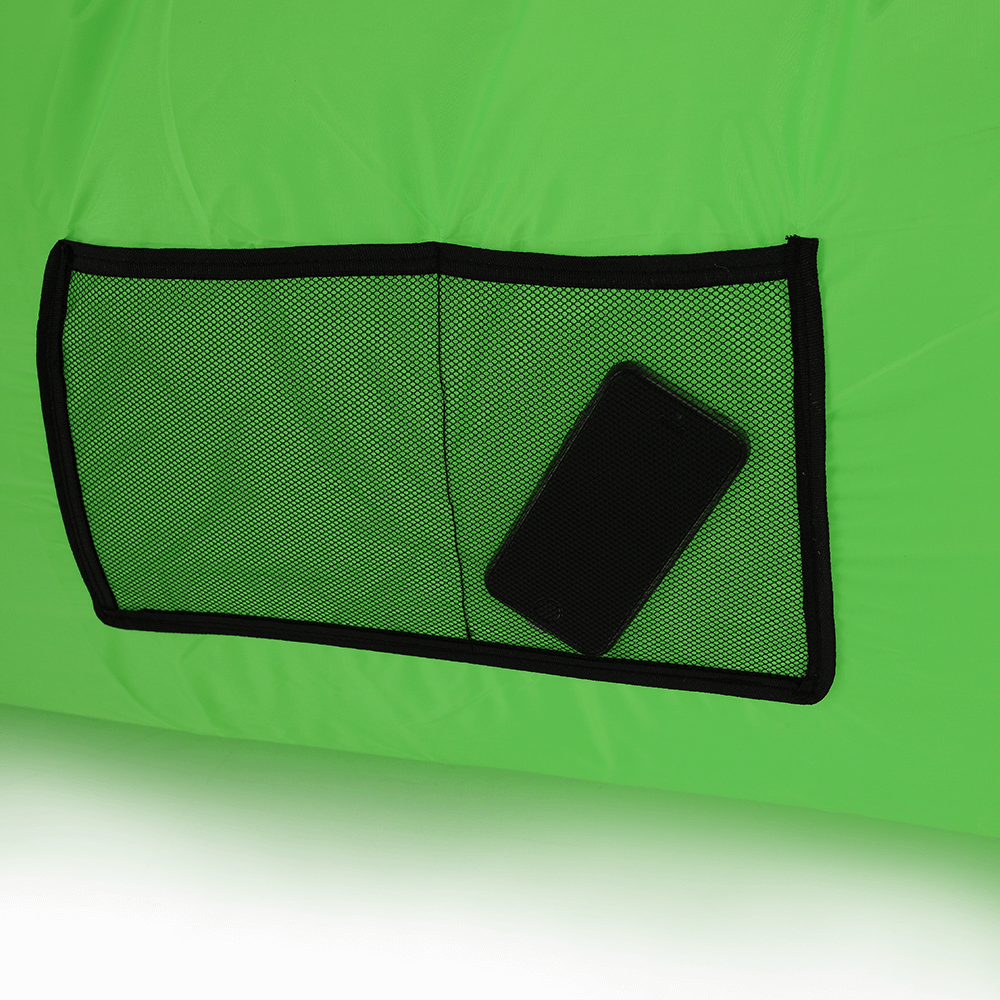 Geantă scaun gonflabilă / geanta leneşă, verde, LEBAG