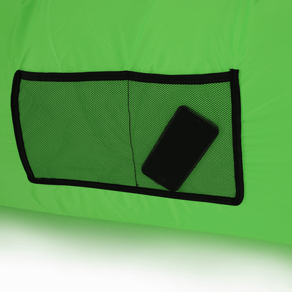 Geantă scaun gonflabilă / geanta leneşă, verde, LEBAG