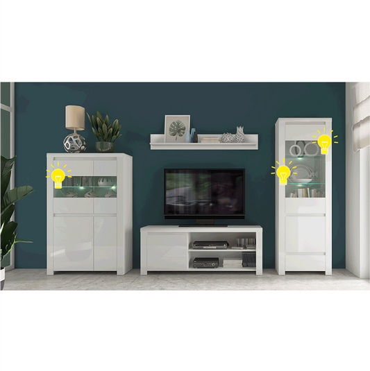 Iluminat cu LED, 4 puncte, alb, LINDY/VILGO/TIFFY