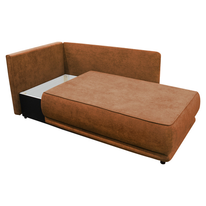 Canapea extensibilă, teracotă, pe stânga, LIAMI