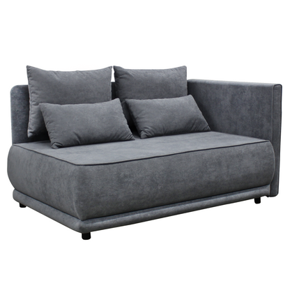 Canapea extensibilă, culoare gri, LIAMI