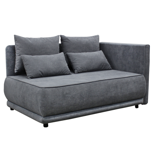 Canapea extensibilă, culoare gri, LIAMI