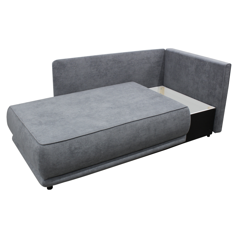 Canapea extensibilă, culoare gri, LIAMI