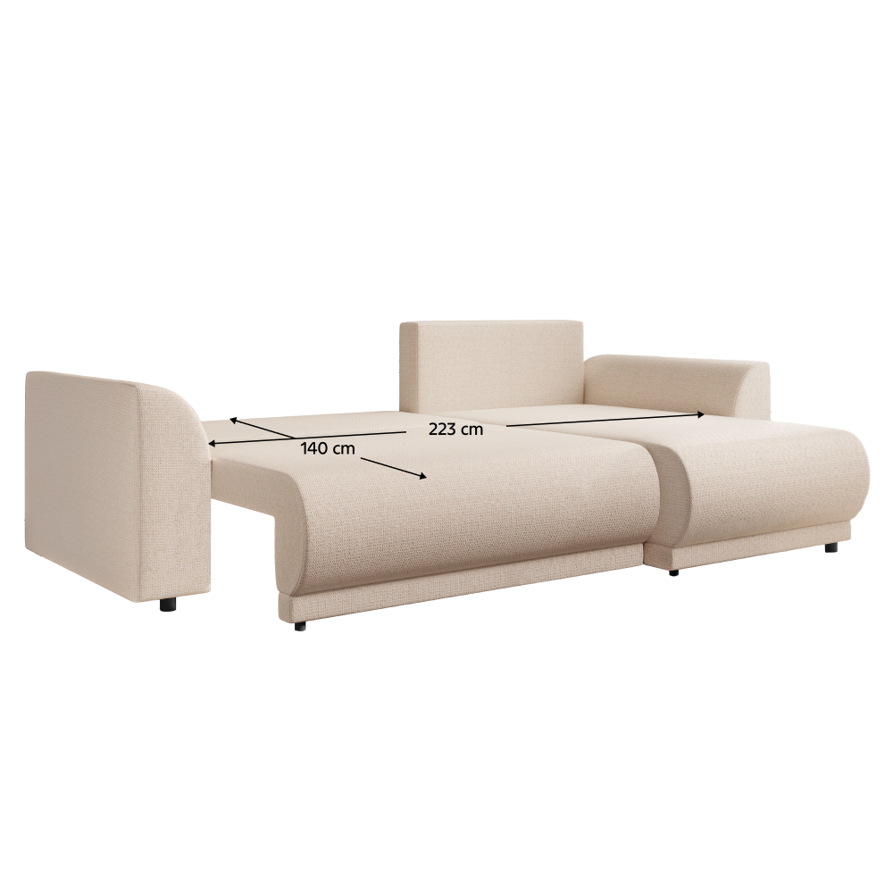 Set de canapea universal, bej, LIMON ROH