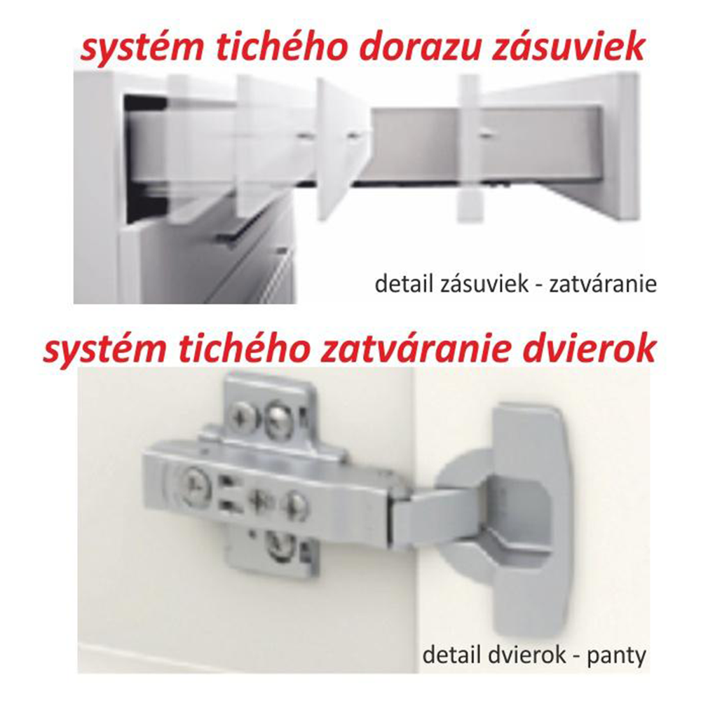 Dulap superior, G80, alb super luciu HG, LINE ALB G80