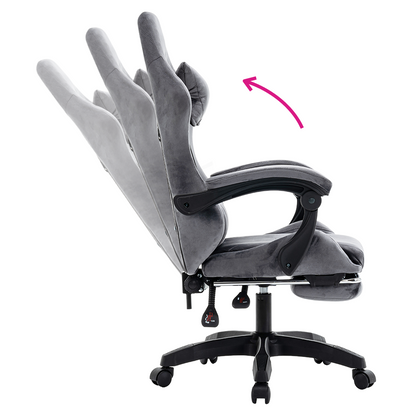 Scaun de birou/gaming, gri, LOPES