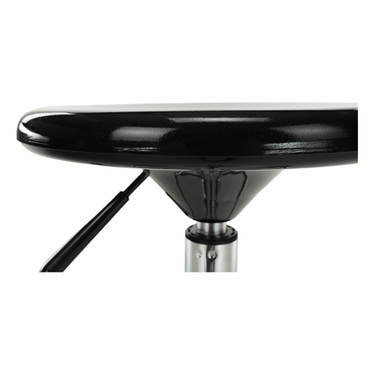 Scaun, negru/crom, MABEL 4 NEW