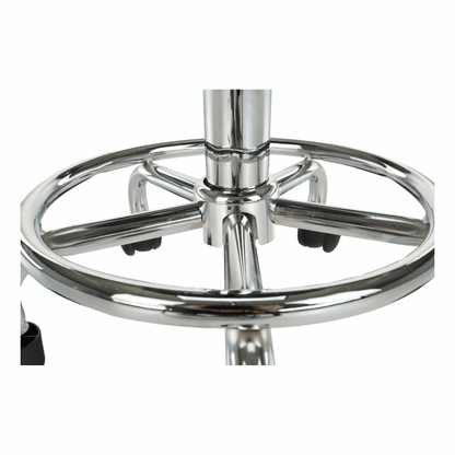 Scaun, negru/crom, MABEL 4 NEW