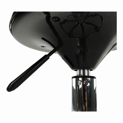 Scaun, negru/crom, MABEL 4 NEW