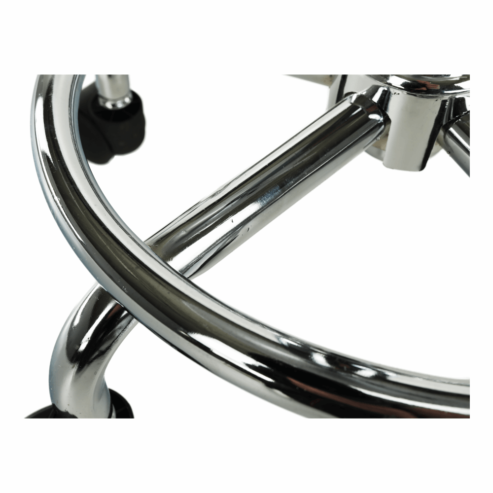 Scaun, negru/crom, MABEL 4 NEW