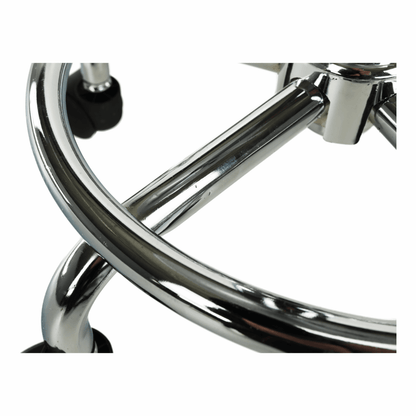 Scaun, negru/crom, MABEL 4 NEW