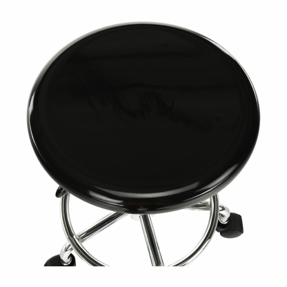 Scaun, negru/crom, MABEL 4 NEW
