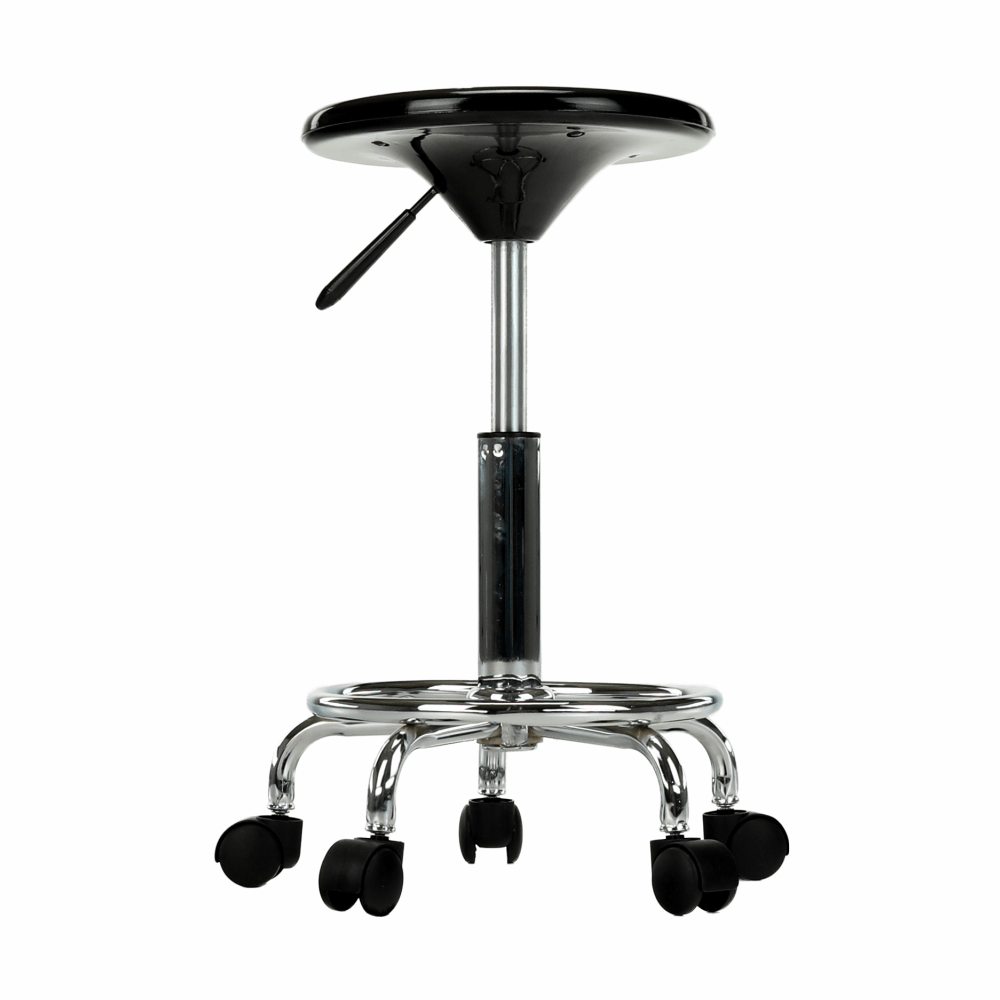 Scaun, negru/crom, MABEL 4 NEW