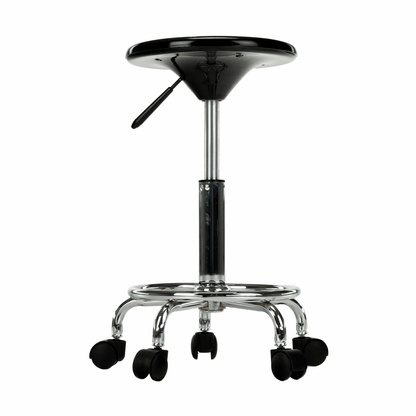 Scaun, negru/crom, MABEL 4 NEW
