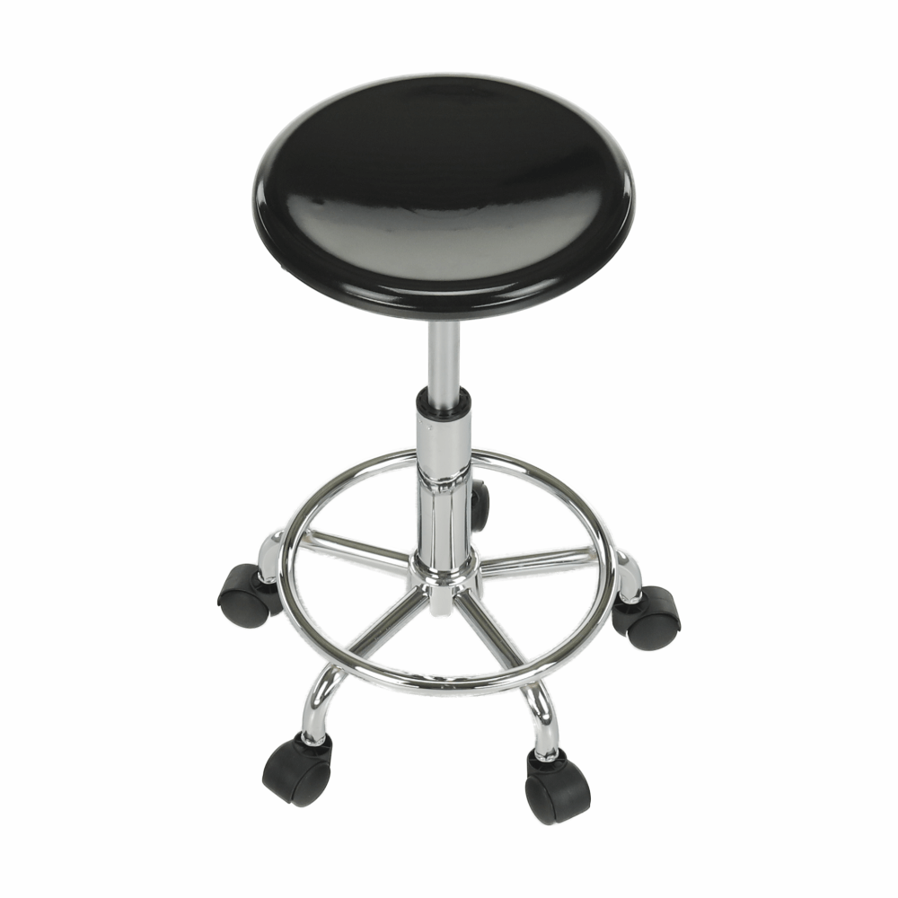 Scaun, negru/crom, MABEL 4 NEW
