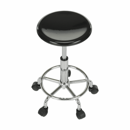 Scaun, negru/crom, MABEL 4 NEW