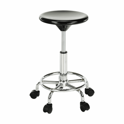 Scaun, negru/crom, MABEL 4 NEW