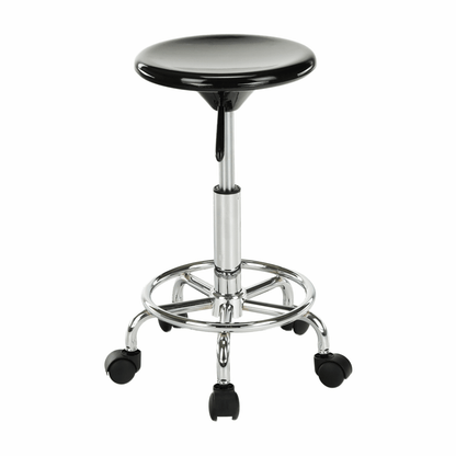 Scaun, negru/crom, MABEL 4 NEW