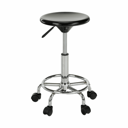 Scaun, negru/crom, MABEL 4 NEW