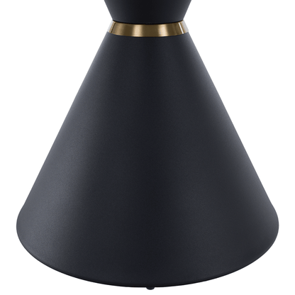 Măsuţe de cafea, set de 2 bucăţi, marmură/negru/auriu, MABUZ
