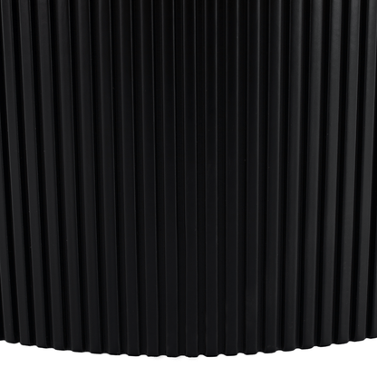 Măsuţă de cafea, negru, diametru 80 cm, MAHIR TYP 2
