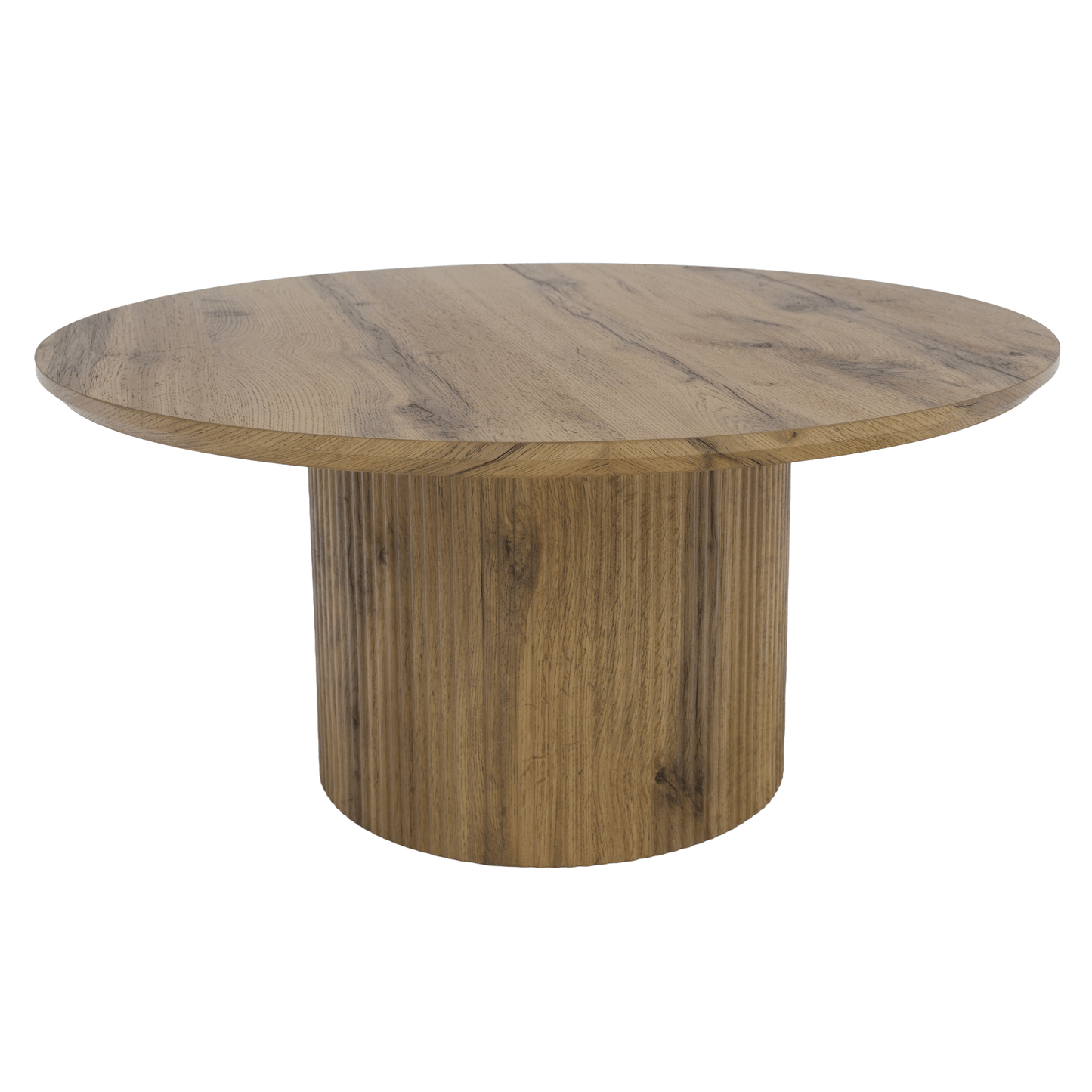 Măsuţă de cafea, stejar, diametru 80 cm, MAHIR TYP 2