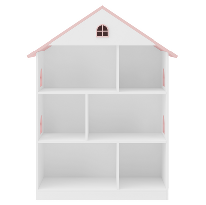 Bibliotecă pentru copii, alb/roz, MAISON TYP 1