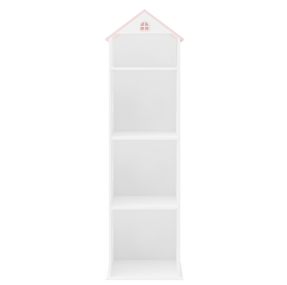 Bibliotecă pentru copii, alb/roz, MAISON TYP 2
