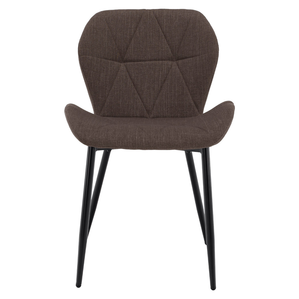 Scaun dining, maro/negru, MAKENA TIP 2