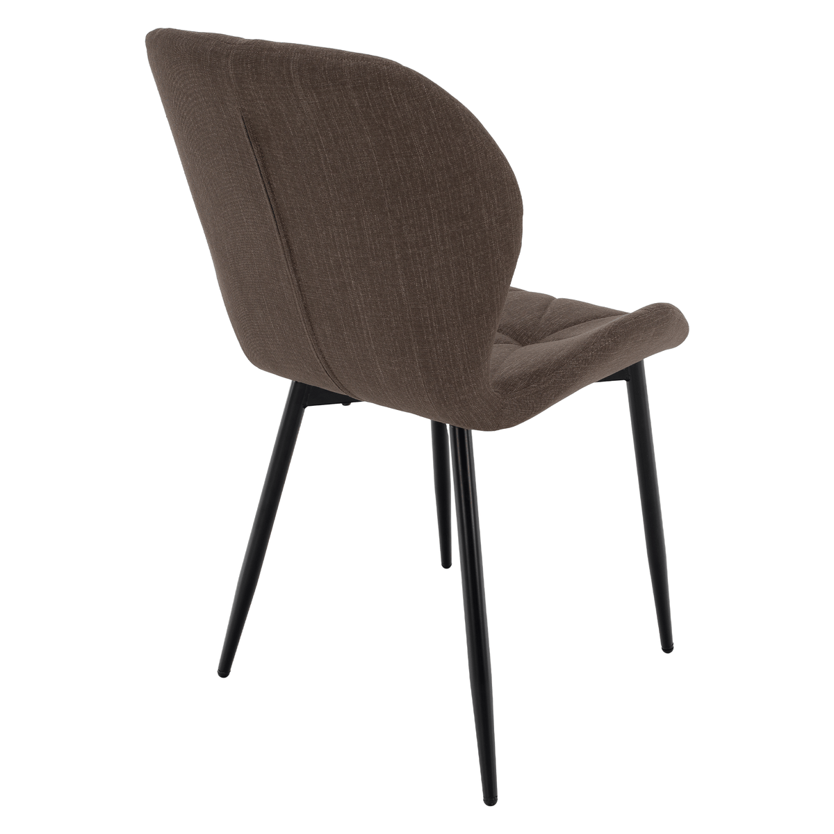 Scaun dining, maro/negru, MAKENA TIP 2