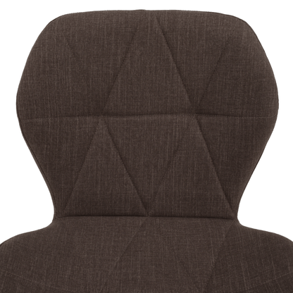 Scaun dining, maro/negru, MAKENA TIP 2