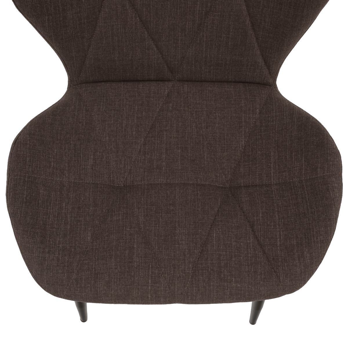 Scaun dining, maro/negru, MAKENA TIP 2
