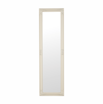 Oglindă, cadru din lemn culoarea smântânii, MALKIA TIP 12