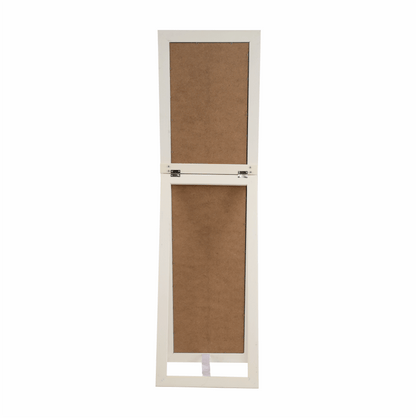 Oglindă, cadru din lemn culoarea smântânii, MALKIA TIP 12