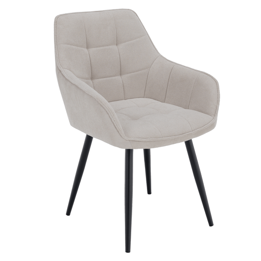 Scaunul de design, bej/negru, MARKEN