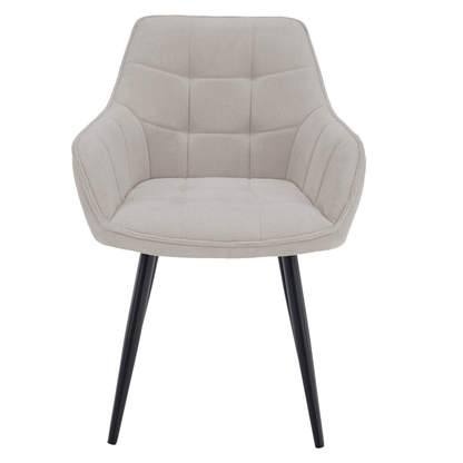 Scaunul de design, bej/negru, MARKEN