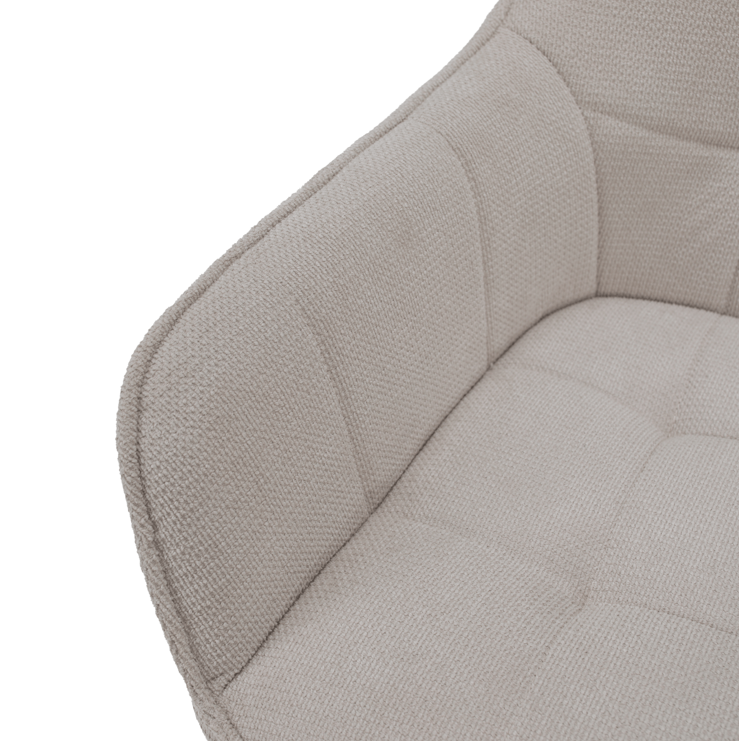 Scaunul de design, bej/negru, MARKEN