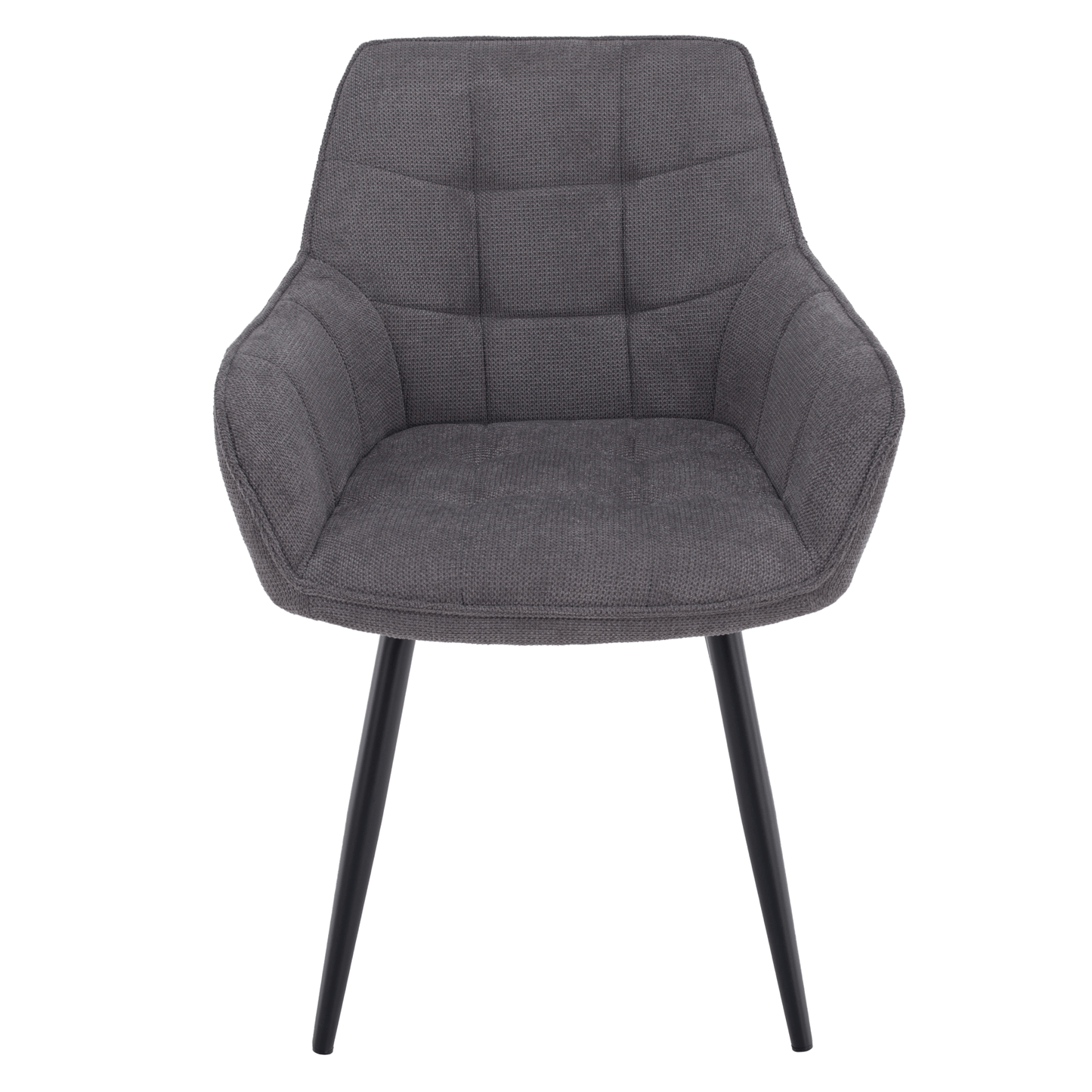 Scaun de design, gri/negru, MARKEN