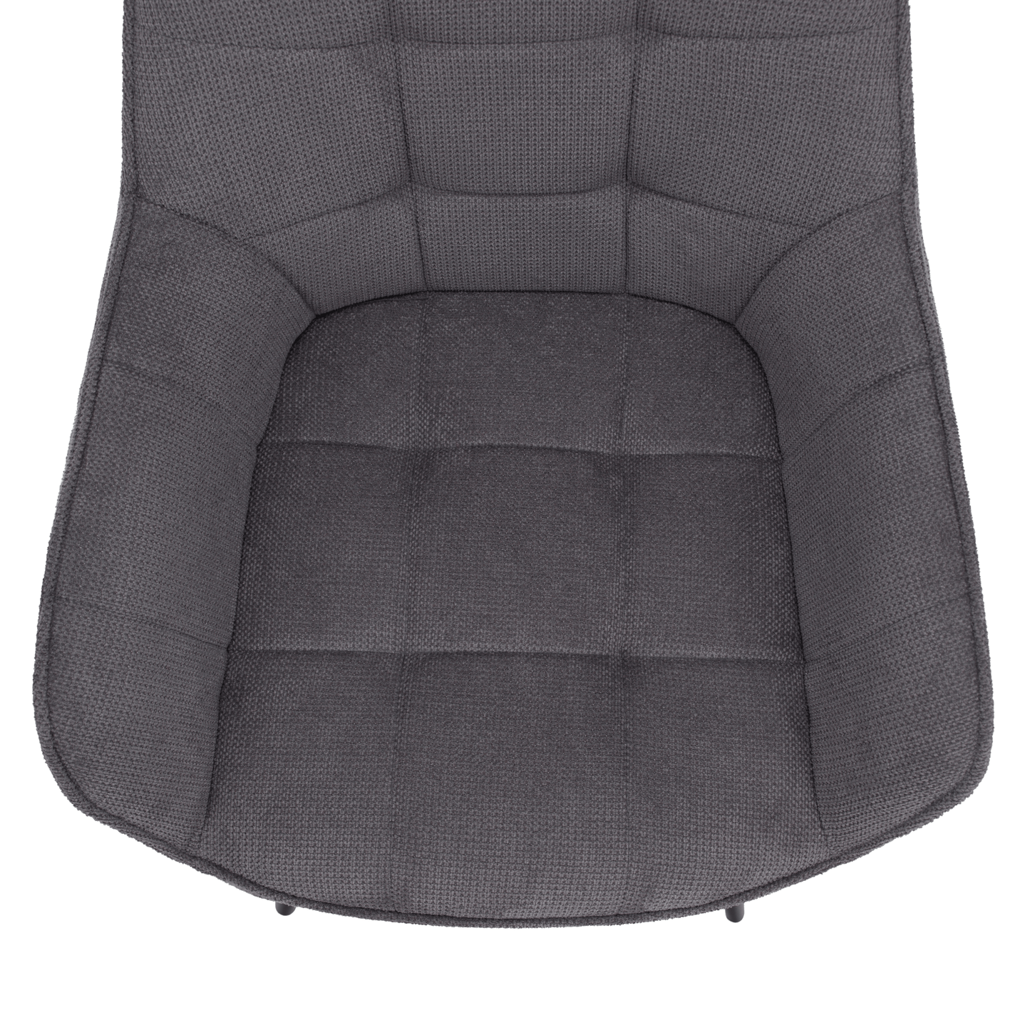 Scaun de design, gri/negru, MARKEN