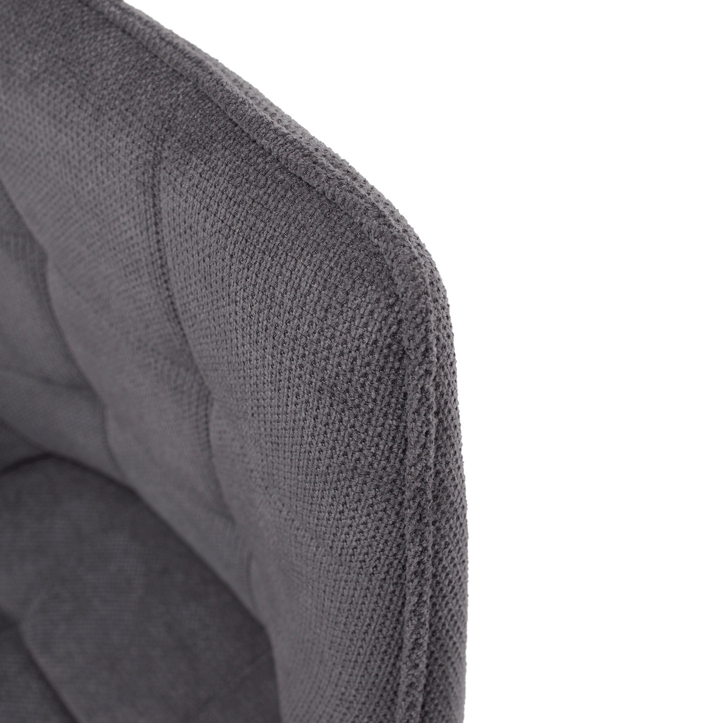 Scaun de design, gri/negru, MARKEN