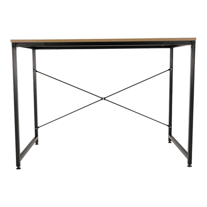 Birou, stejar / negru, 100x60 cm, MELLORA