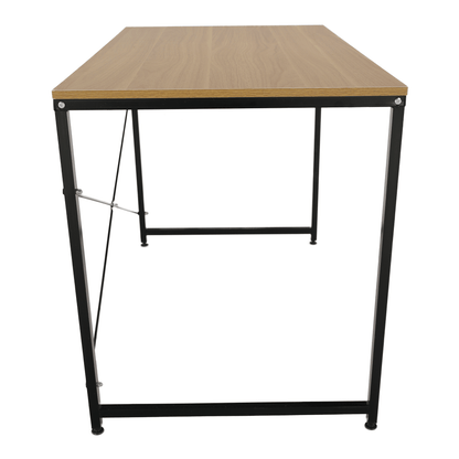 Birou, stejar / negru, 100x60 cm, MELLORA