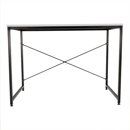 Birou, alb/negru, 120x60 cm, MELLORA