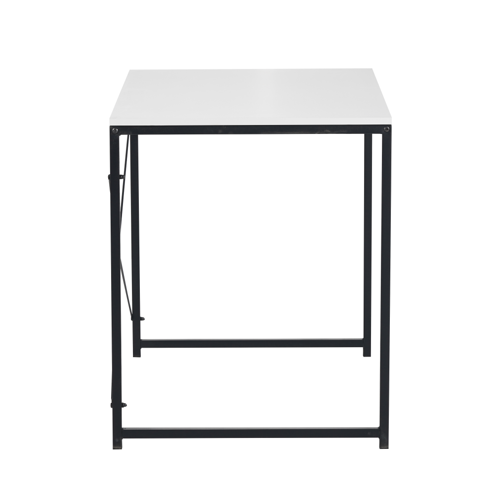 Birou, alb/negru, 90x60 cm, MELLORA